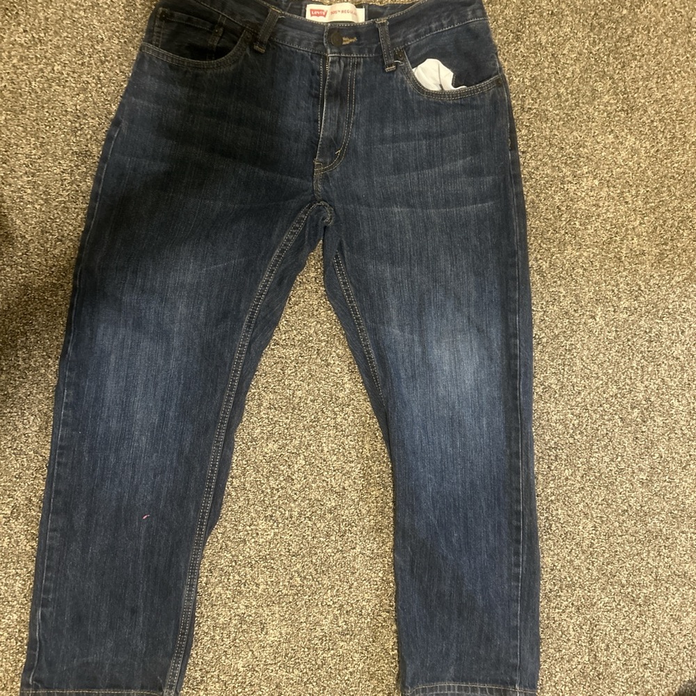 Levi's Blue Straight Jeans